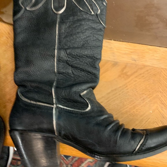 Very Volatile Leather Rawhide Boots - Picture 2 of 5